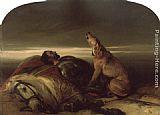 Sir Edwin Henry Landseer Canvas Paintings - The Faithful Hound